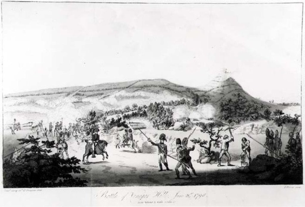 Detail of The Battle of Vinegar Hill, June 21st 1798 by Lieutenant (after) Carey