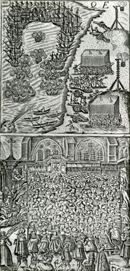 Detail of A Thankful Remembrance, 1588 by English School