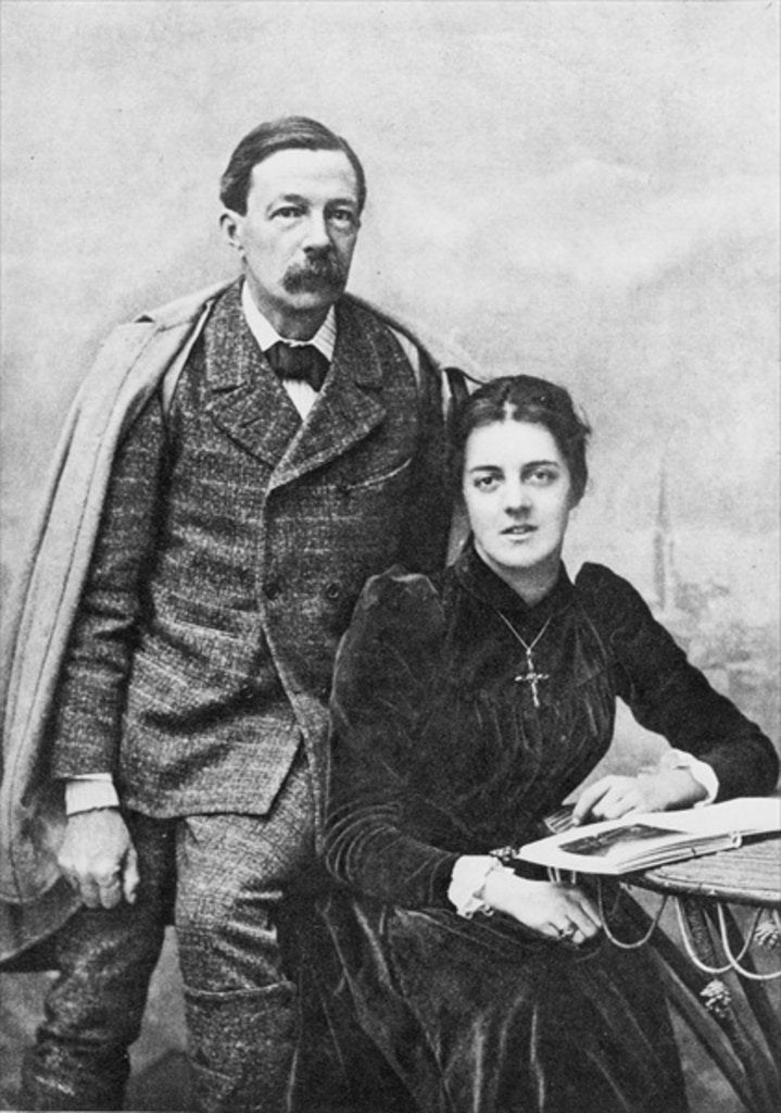 Detail of John Addington Symonds and His Daughter, 1891 by English Photographer