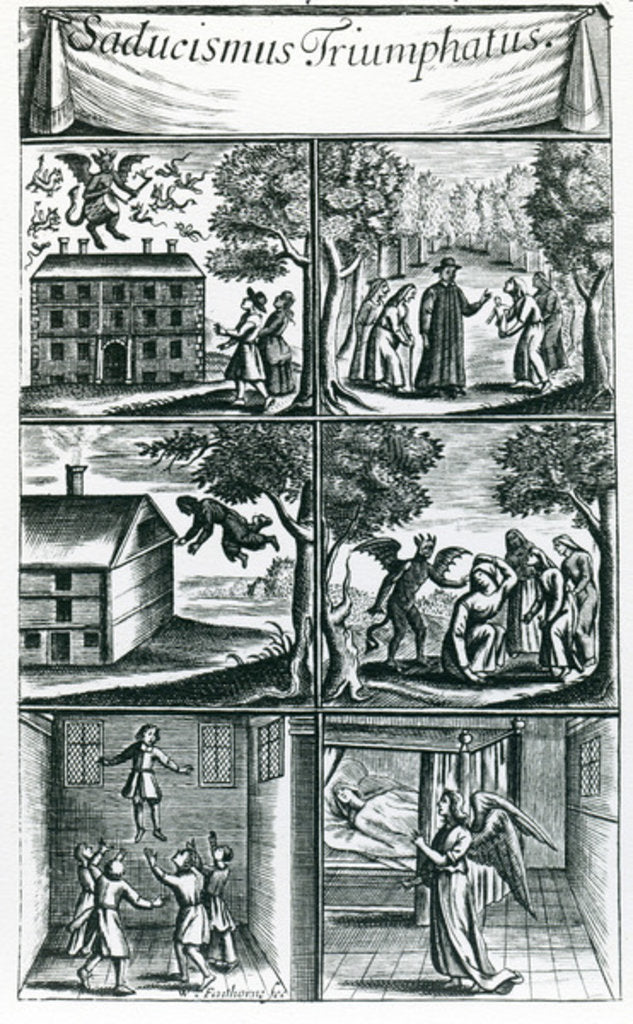 Detail of Saducismus Triumphatus, the Second Part by William Faithorne