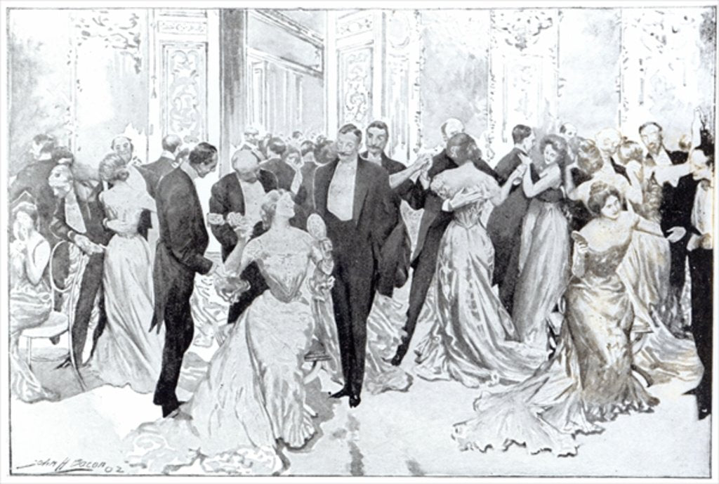 Detail of The Cotillon by John Henry Frederick Bacon