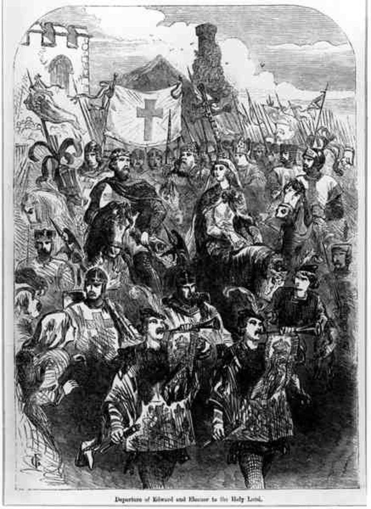 Detail of Departure of Edward I and Eleanor of Castile to the Holy Land by English School
