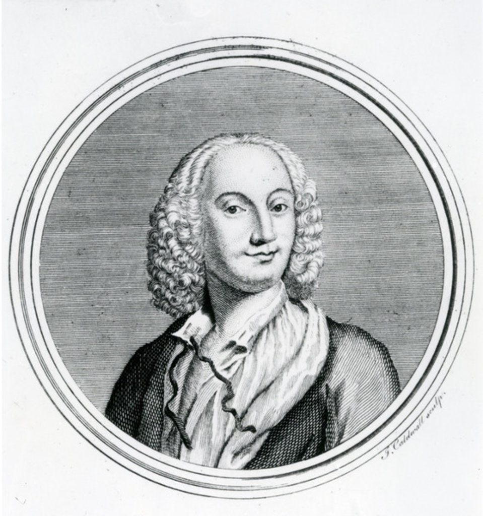 Detail of Portrait of Antonio Vivaldi by Italian School