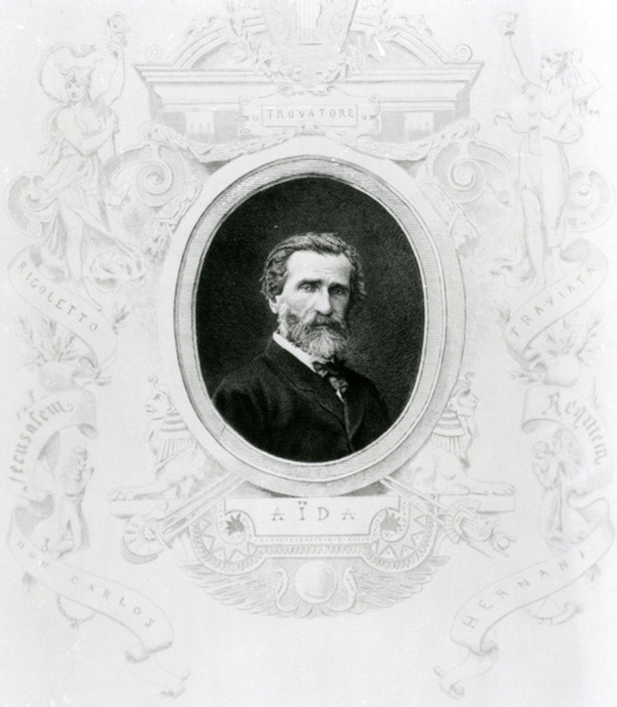 Detail of Music Cover Sheet for Aida by Giuseppe Verdi by Anonymous Anonymous