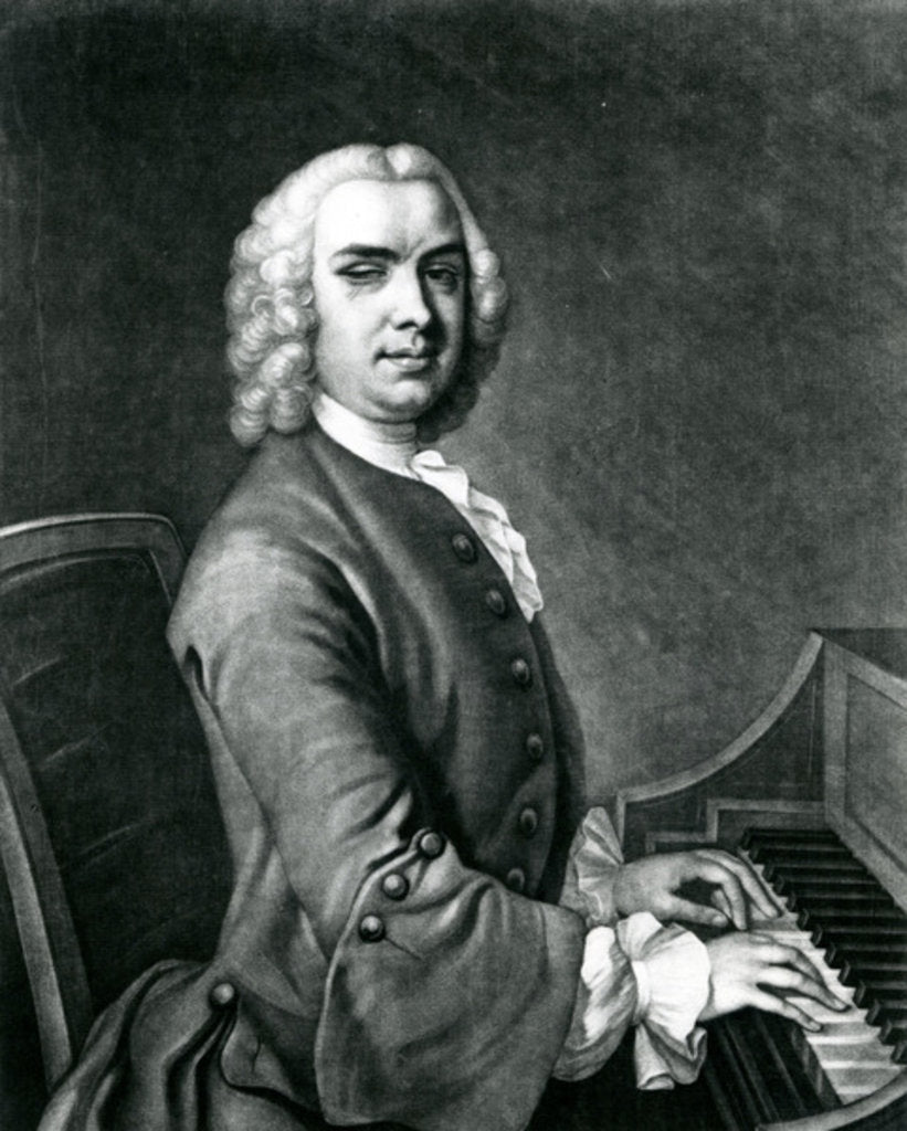 Detail of Portrait of John Stanley by English School