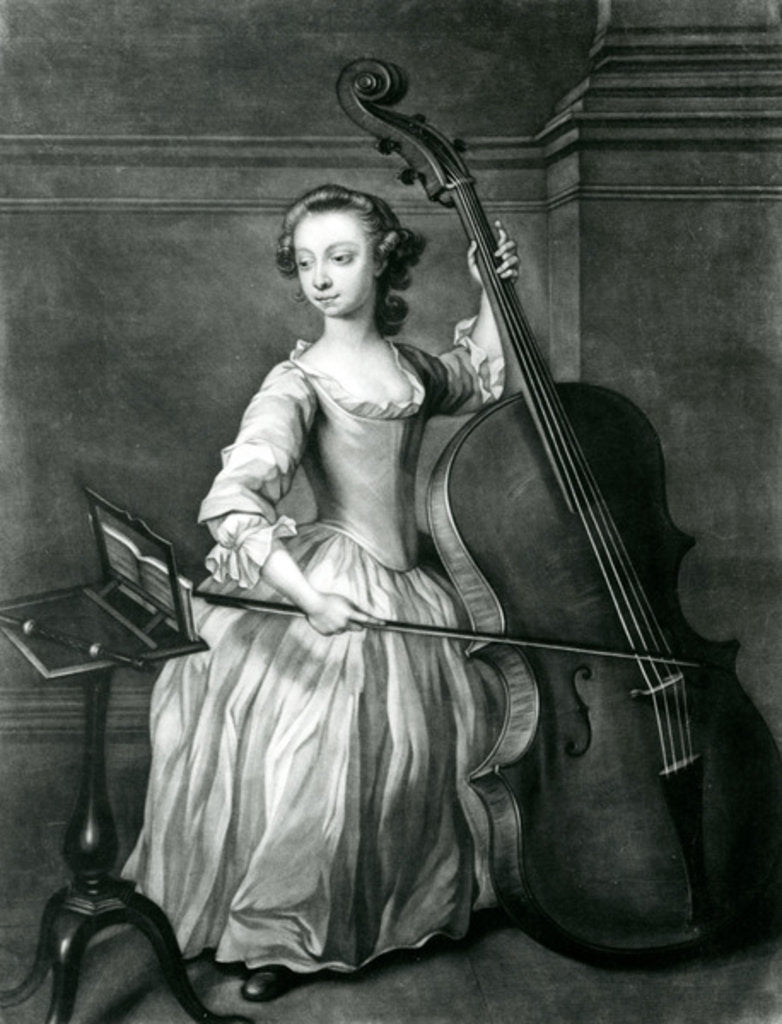 Detail of Portrait of Benjamin Hallett by James McArdell