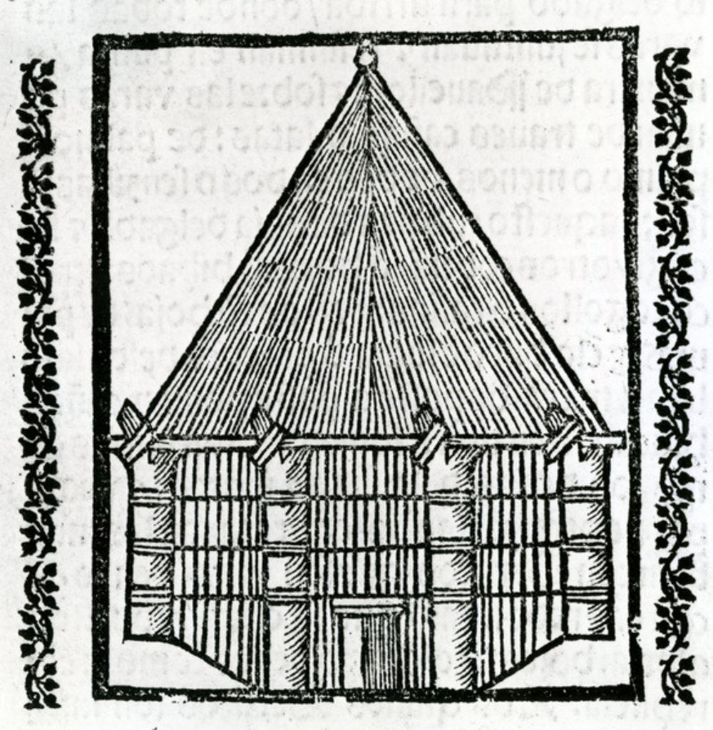 Detail of A Hut from 'la Historia general de las Indias' 1547 by Christopher Columbus