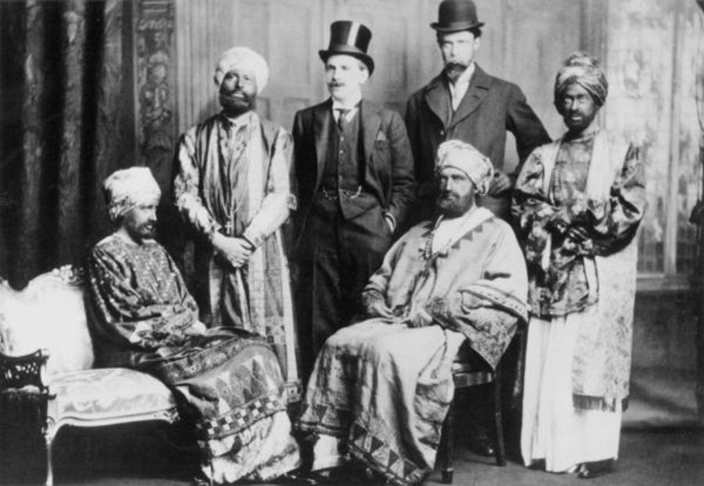Detail of The Emperor of Abyssinia and his Court by English Photographer