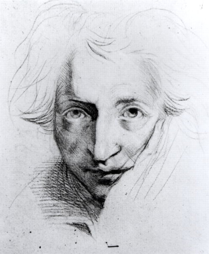 Detail of Self Portrait by Henry Fuseli