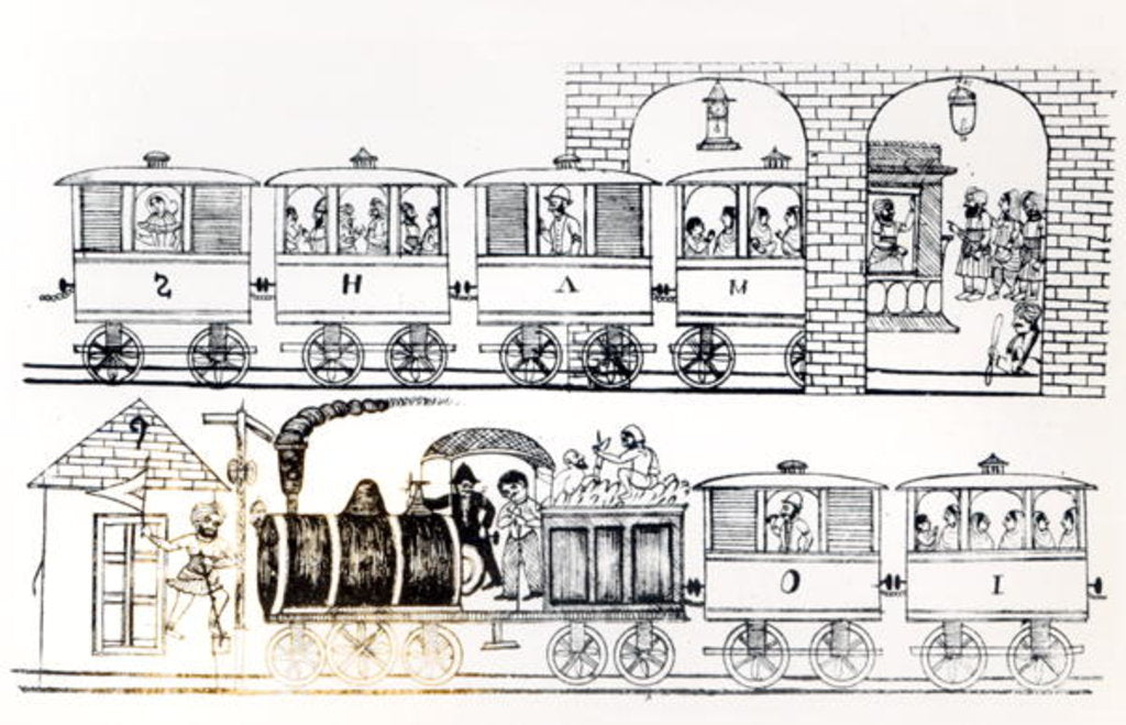 Detail of Indian Railway by Indian School