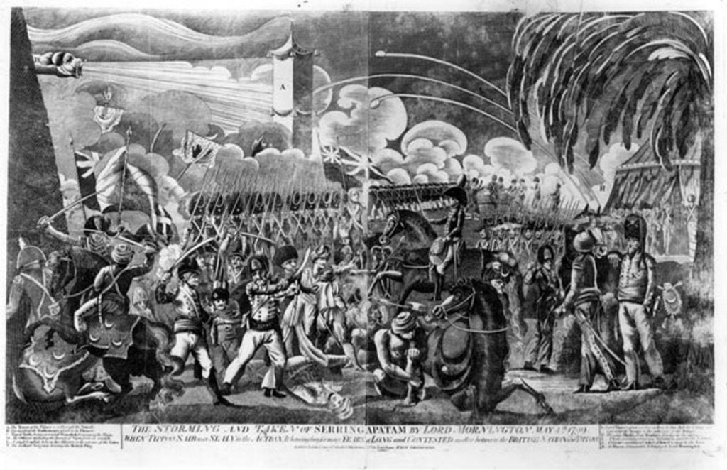 Detail of The Storming and Capture of Seringapatam by Lord Mornington by English School