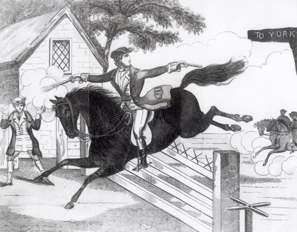 Detail of Dick Turpin by English School