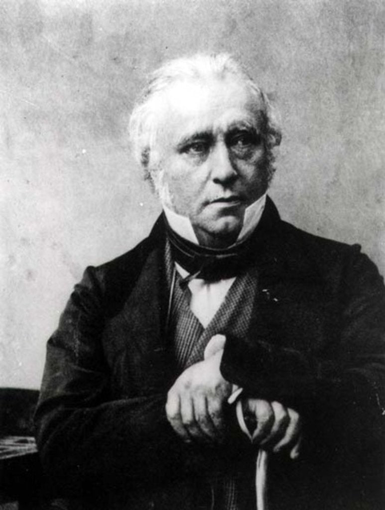 Detail of Portrait of Thomas Babington Macaulay, 1st Baron Macaulay by English Photographer