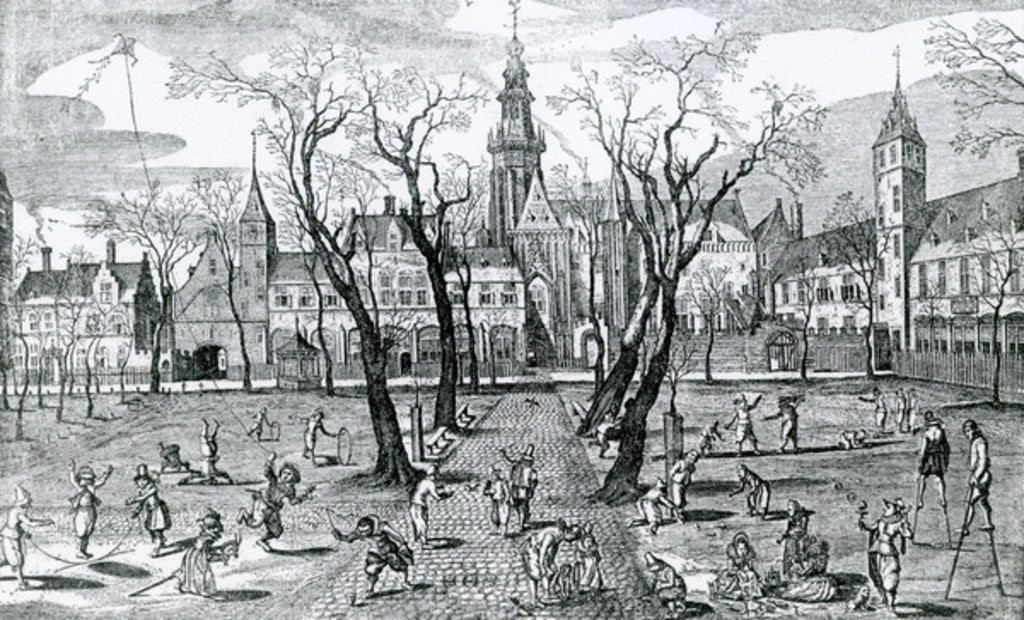 Detail of Kinderspiele, 1618 by Adriaen Pietersz van de Venne