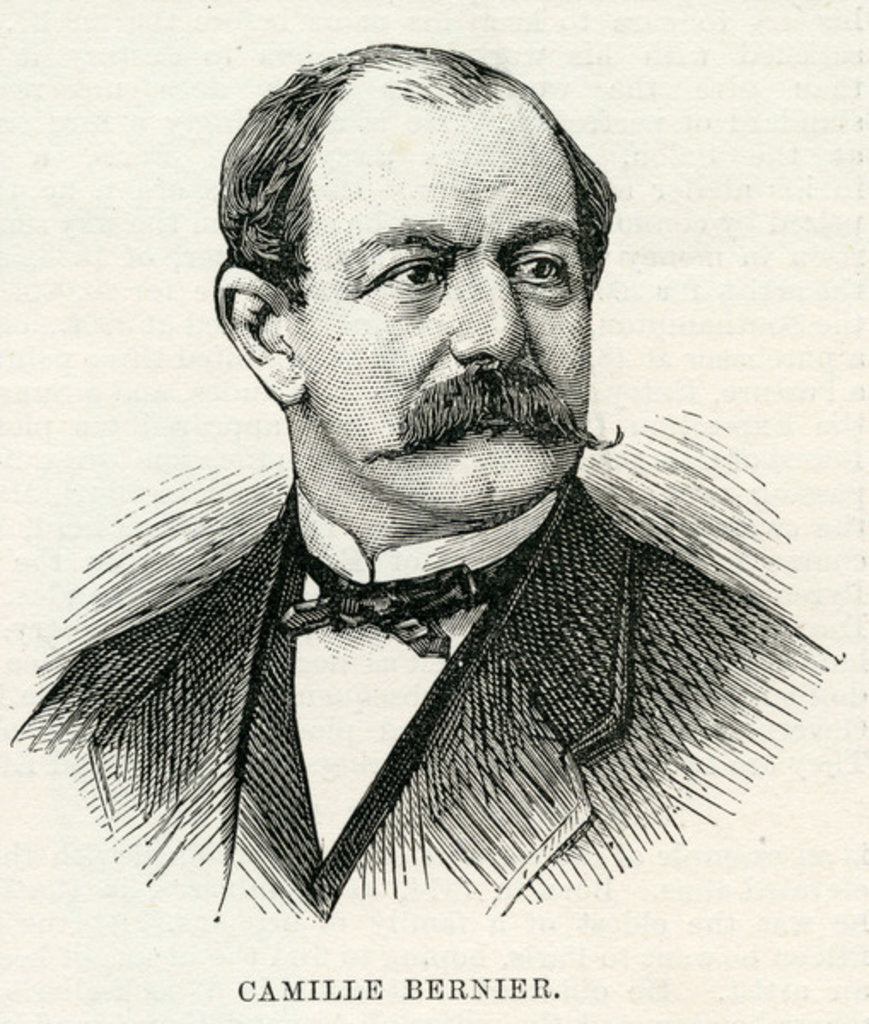 Detail of Camille Bernier from the 'Illustrated London News', May 1884 by English School