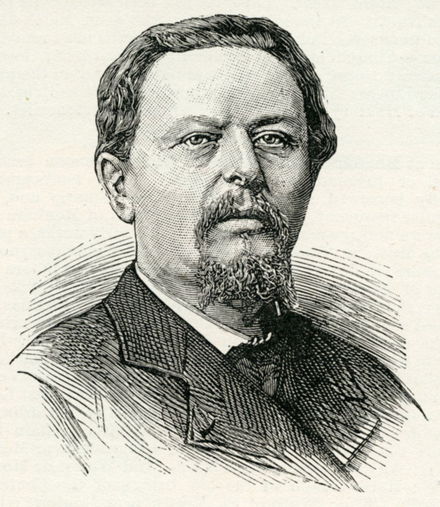 Detail of Emile Breton from the 'Illustrated London News' May 1884 by English School