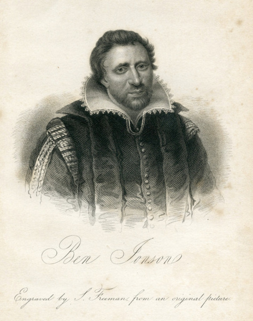 Detail of Ben Jonson by English School