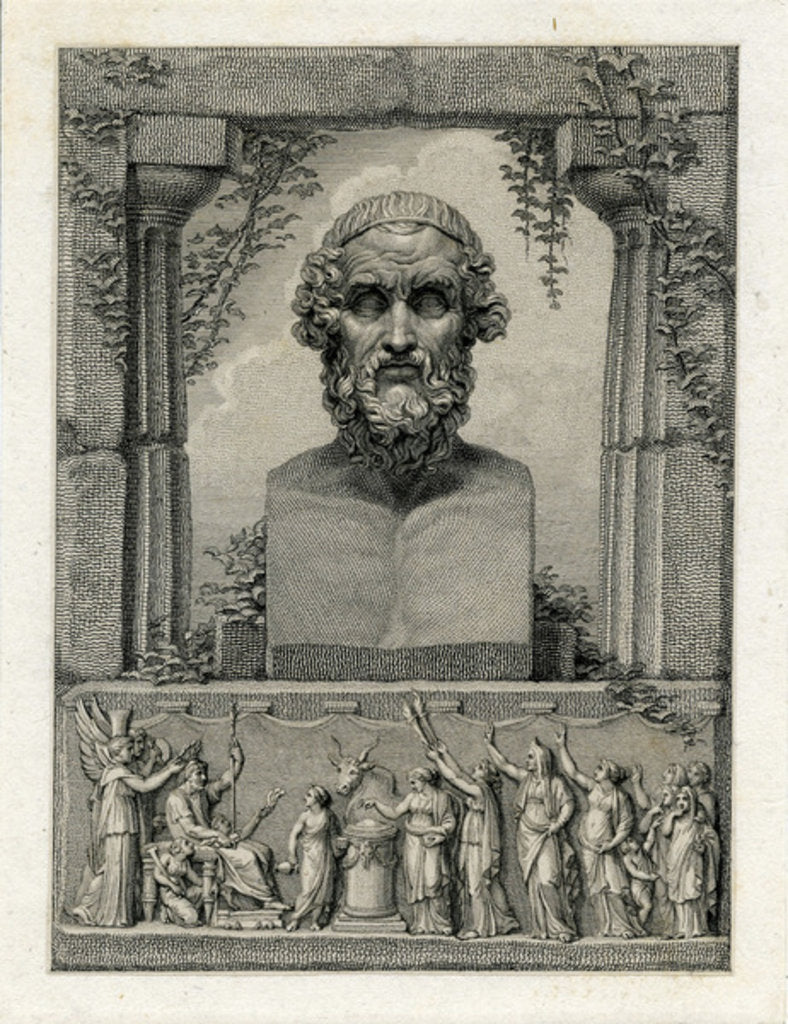 Detail of Pindar, Ancient Greek Lyric Poet by English School