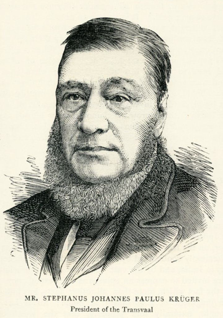 Detail of Stephanus Johannes Paulus Kruger Illustration for The Graphic, 17 November 1883 by English School