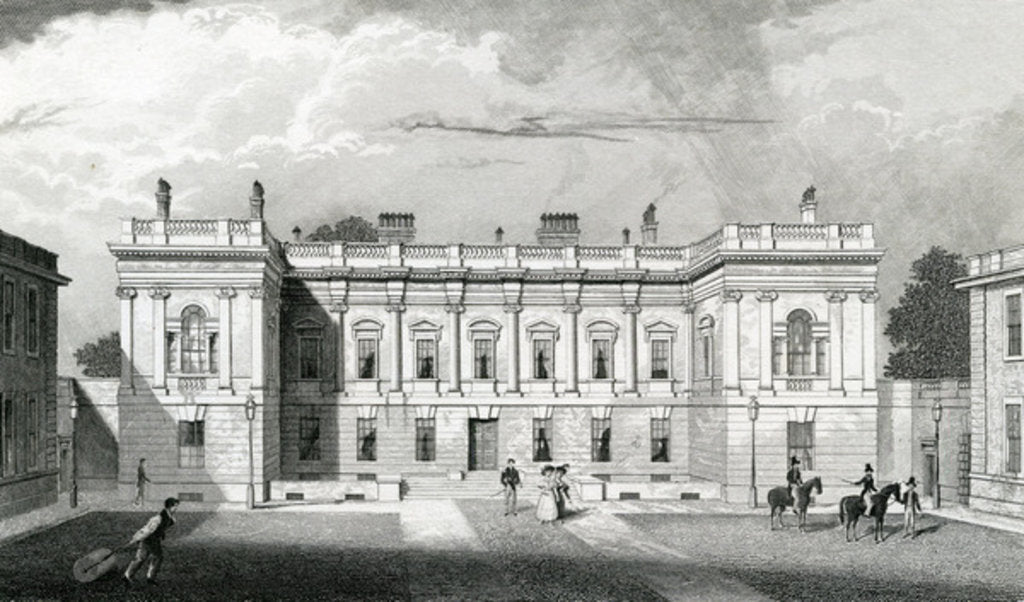 Detail of Burlington House, Royal Acadamy of Arts, Piccadilly, London, c.1829-31 by Thomas Hosmer Shepherd