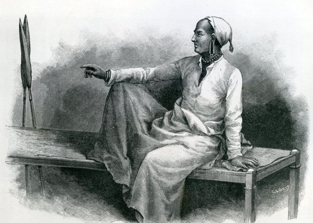 Detail of Mandara, Sultan of Motchi and principal Chief of Kilima-Ndjaro by French School