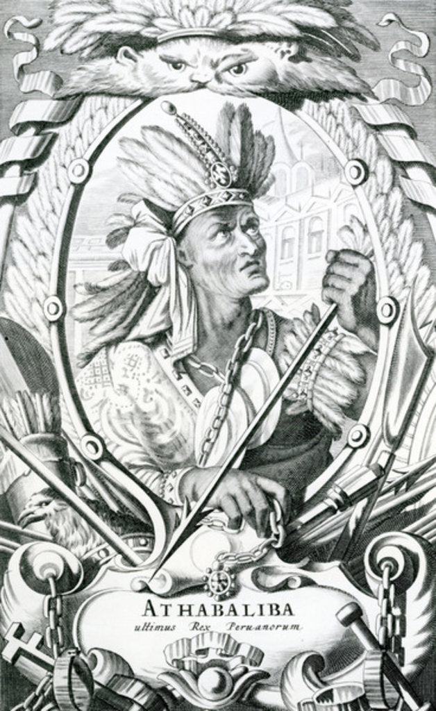 Detail of Atabalipa, King of Peru by English School