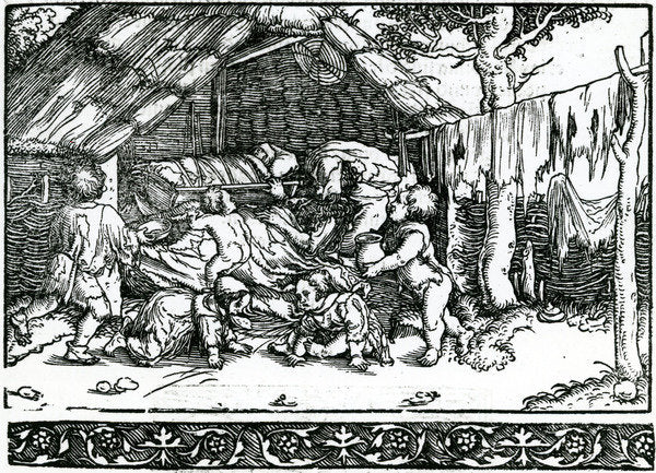 Detail of Evicted Peasants by German School