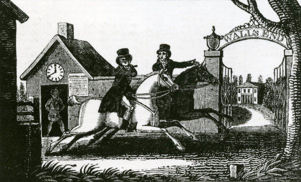 Detail of Hunting Razors or Shaving made easy on Horseback if required, 1800 by English School