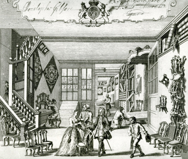 Detail of Christopher Gibson, furniture maker by English School