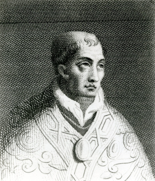 Detail of Pope John VIII by English School