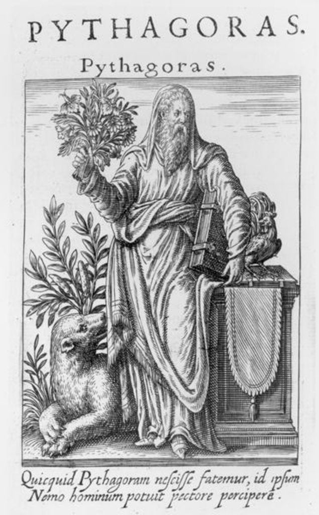 Detail of Pythagoras by Anonymous