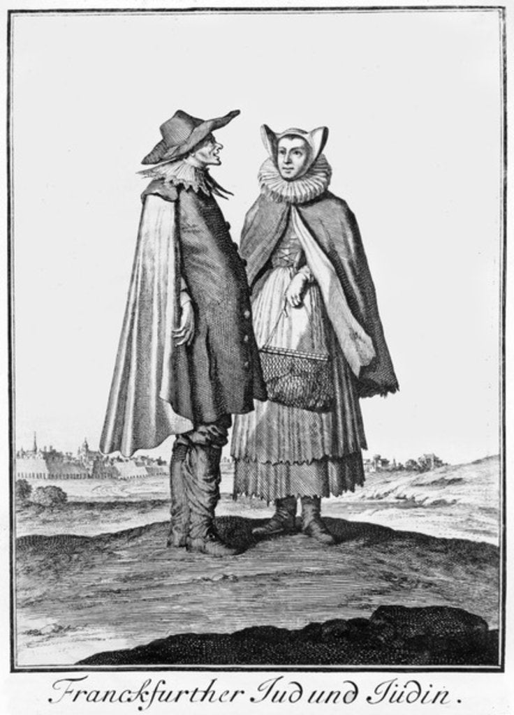 Detail of A Jewish Couple from Frankfurt by German School