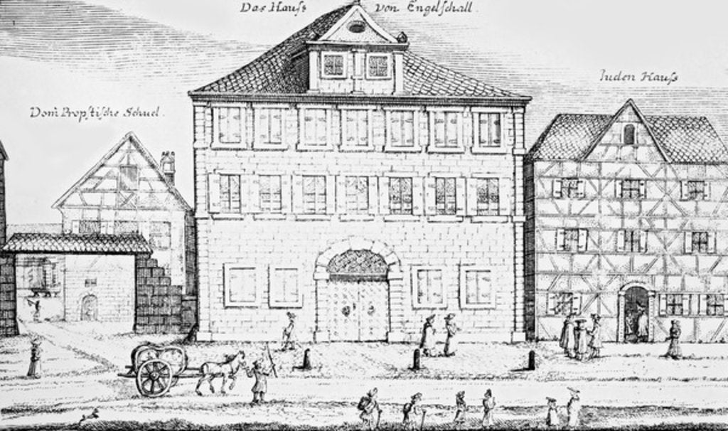Detail of The Main Street in Nuremberg by School German