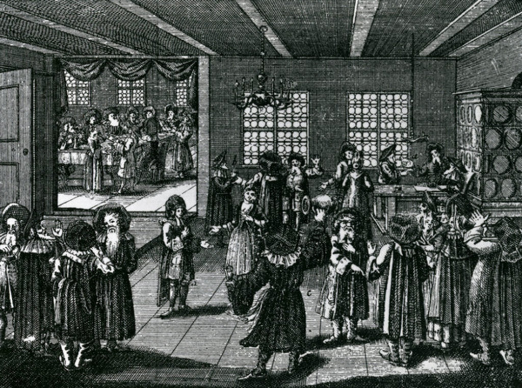 Detail of Jewish Engagement Celebration by German School