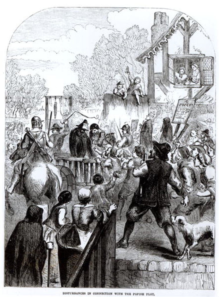 Detail of Disturbances in Connection with the Popish Plot by English School