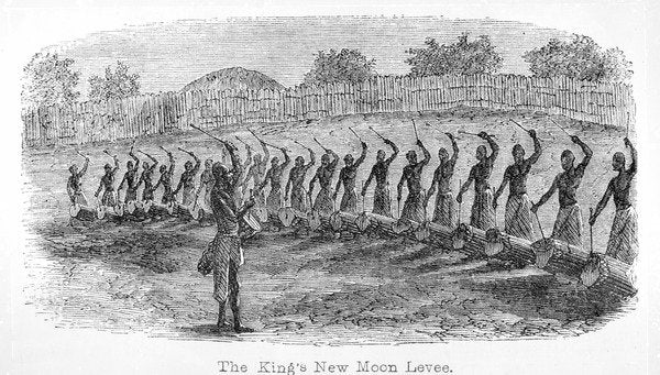 Detail of The King's New Moon Levée by John Hanning Speke