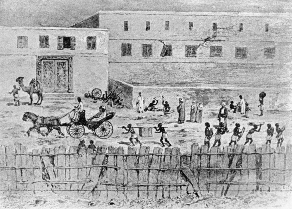 Detail of The Esplanade, Zanzibar by English School