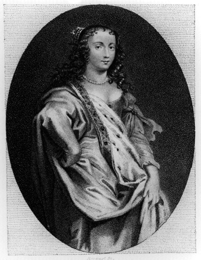 Detail of Margaret Cavendish, Duchess of Newcastle by English School