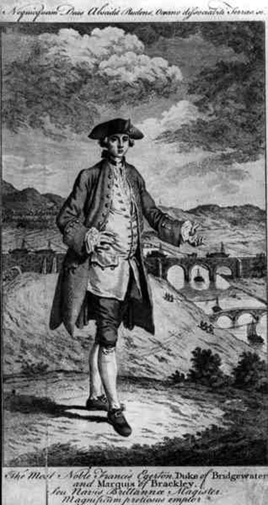 Detail of Francis Egerton, 3rd Duke of Bridgewater and Marquess of Brackley by English School