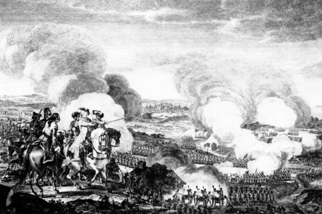 Detail of The Battle of Prague, Fought on the 6th May 1757 by English School
