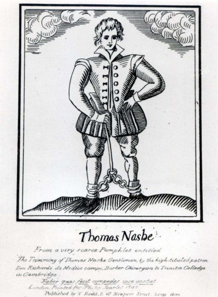 Detail of Thomas Nashe by English School