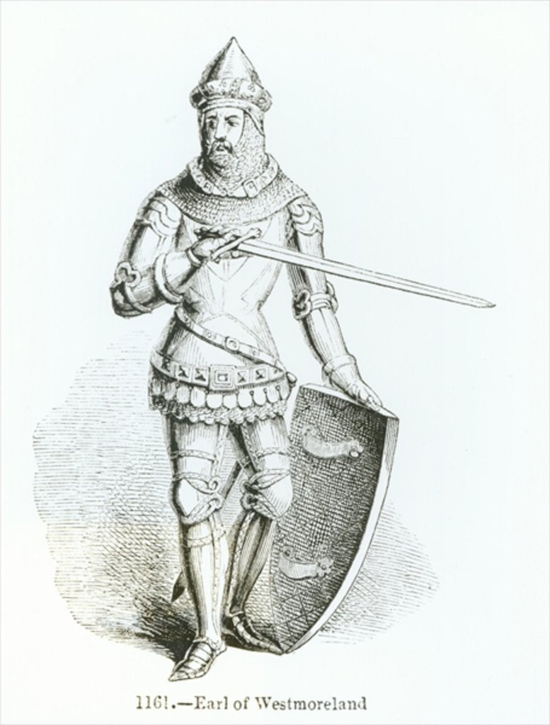 Detail of Portrait of Ralph Neville, sixth Baron of Neville of Raby and first Earl of Westmoreland by English School