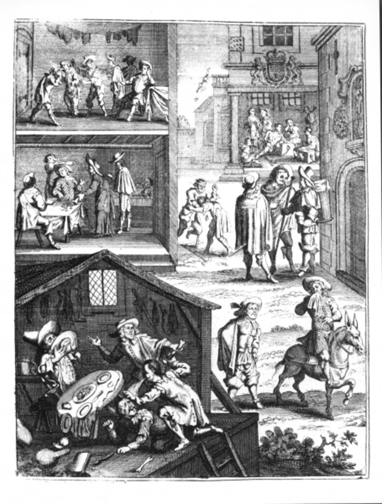 Detail of The Great Plague by English School