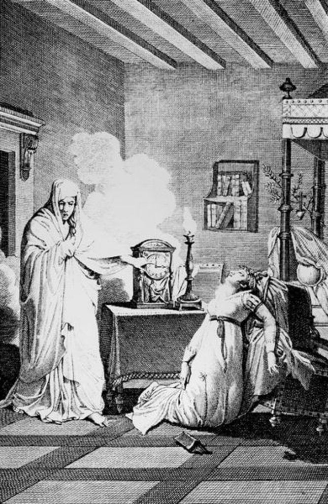 Detail of Almighty God - My Mother' by Louis Lafitte