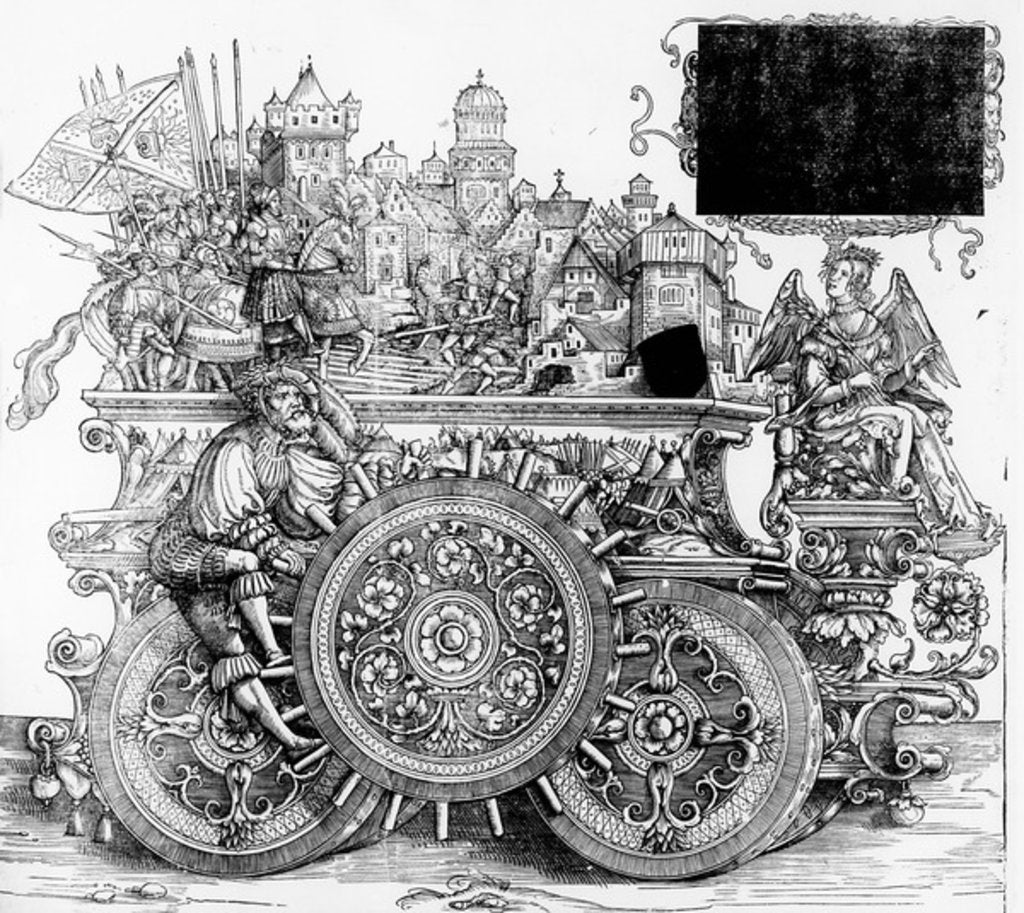 Detail of Scene from Maximilian's Triumphal Procession, c.1516-18 by Hans Burgkmair
