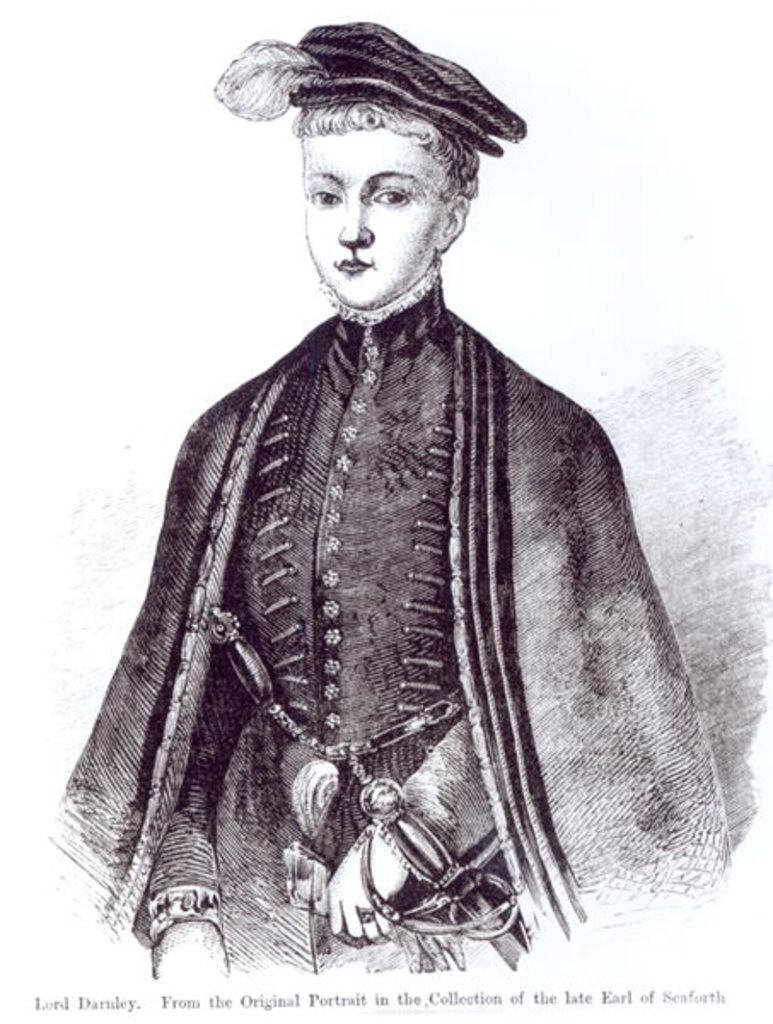 Detail of Portrait of Henry Stewart, Lord Darnley by English School