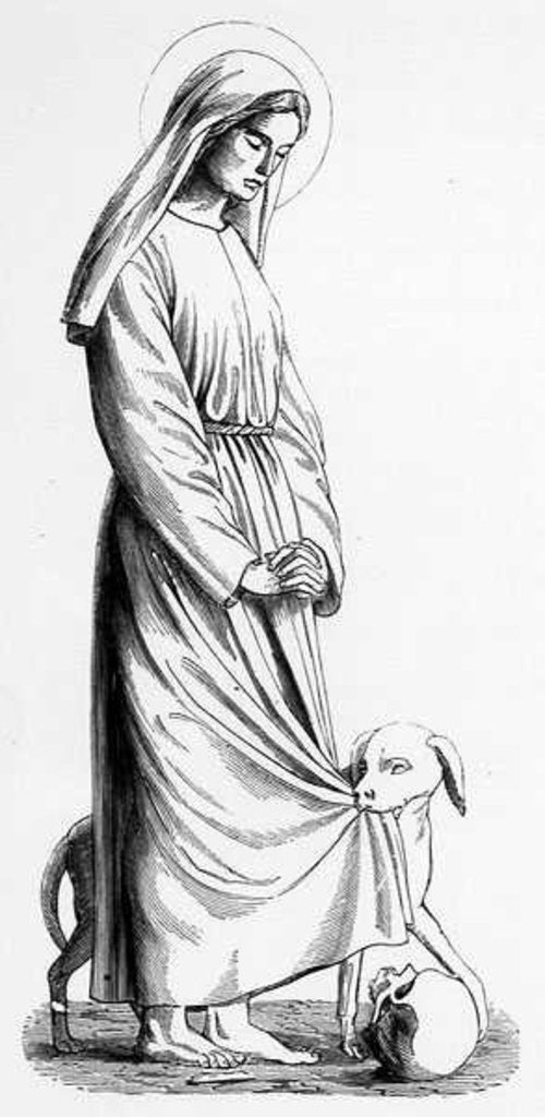 Detail of St. Margaret of Cortona by French School