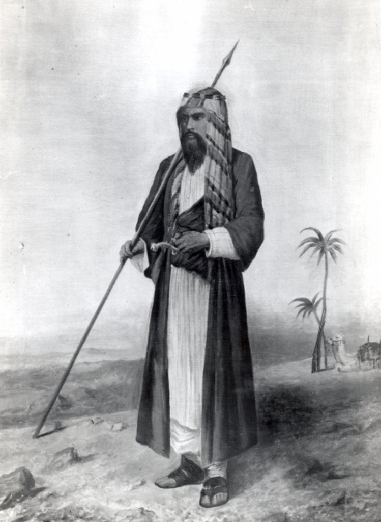 Detail of Portrait of Richard Burton by Richard Francis Burton