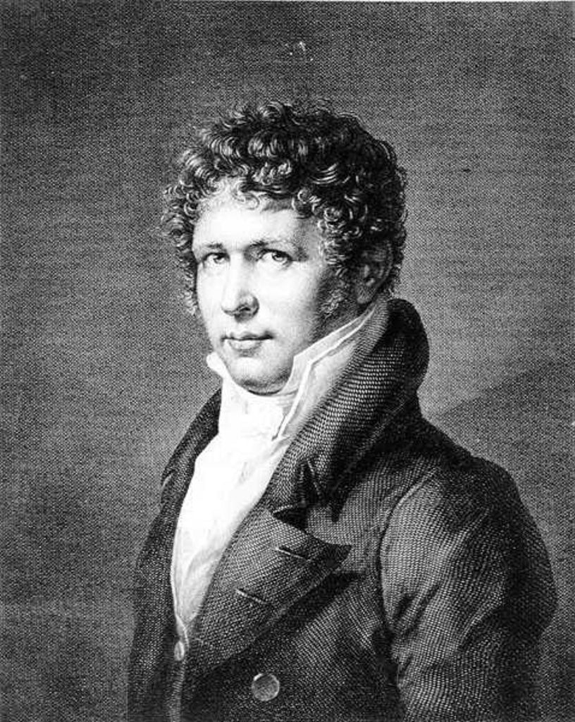 Detail of Portrait of Friedrich Heinrich Alexander, Baron von Humboldt by English School