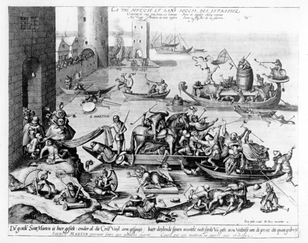 Detail of The Happy and Trouble Free Life of the Cripple by Hieronymus Bosch